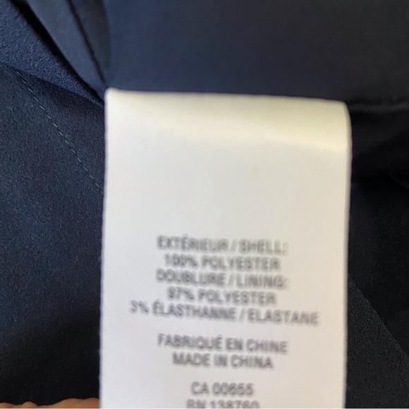 WILLOW&THREAD navy blue dress v neck silky summer spring sleeveless M summertime - Picture 8 of 16